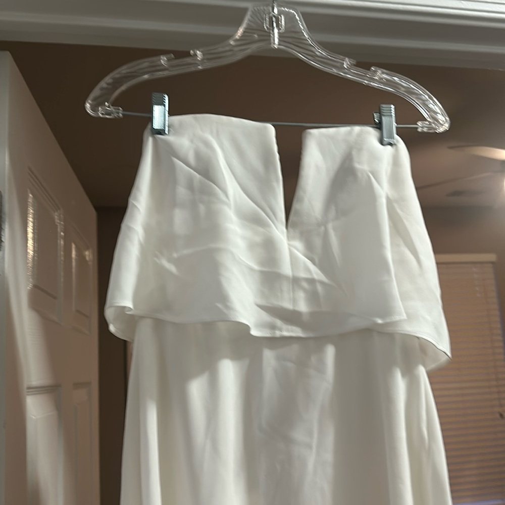 BCBG White gown- great for graduation!